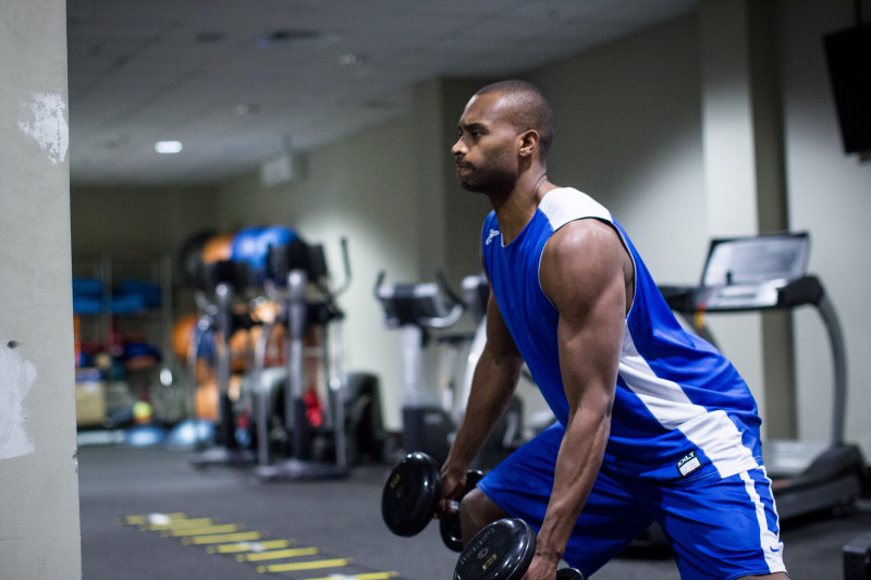 Тренировка основного состава БК «Зенит» перед матчем Единой лиги ВТБ 2015/2016 «Химки» — «Зенит»