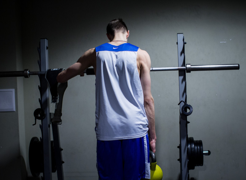 Тренировка основного состава БК «Зенит» перед матчем Единой лиги ВТБ 2015/2016 «Химки» — «Зенит»