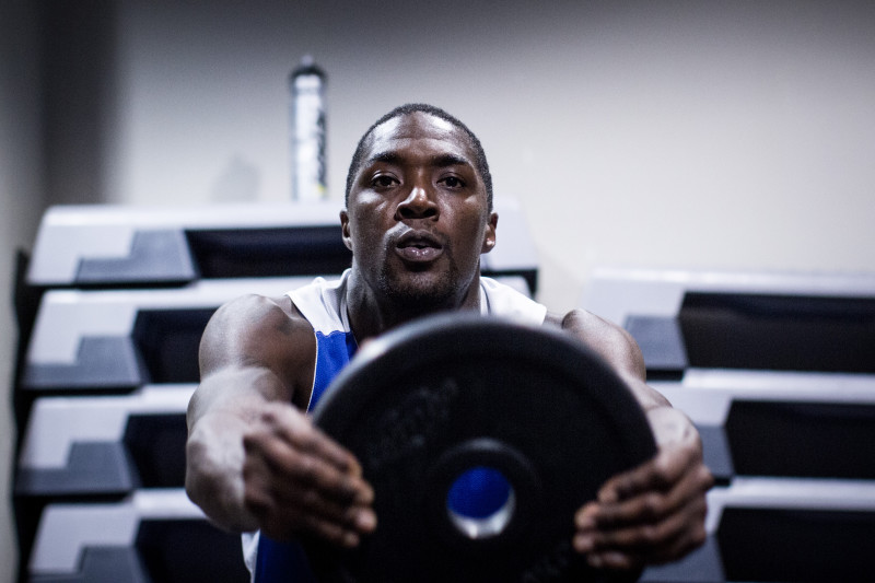 Тренировка основного состава БК «Зенит» перед матчем Единой лиги ВТБ 2015/2016 «Химки» — «Зенит»