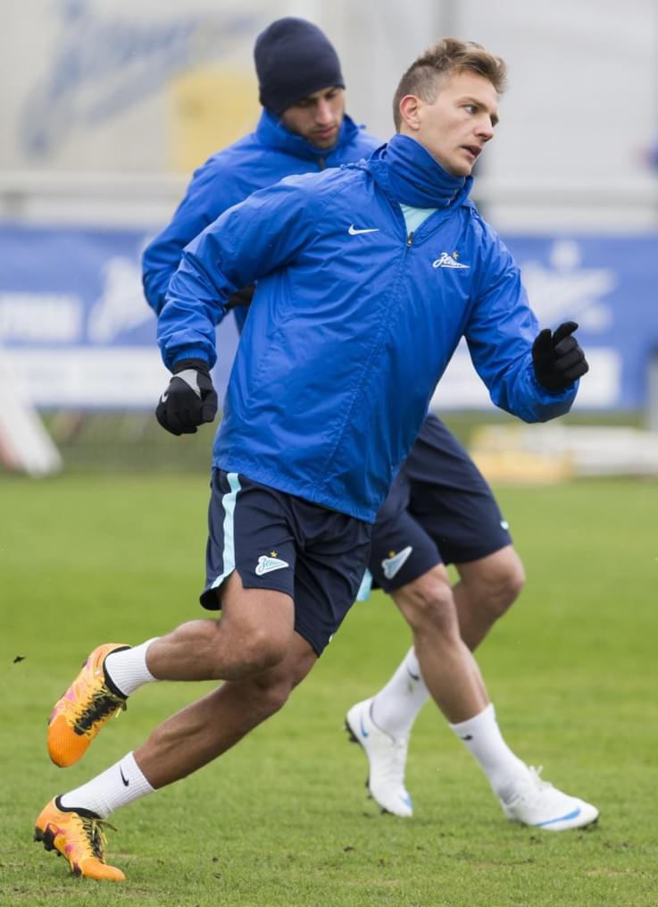 Открытая тренировка «Зенита» перед матчем со «Спартаком»