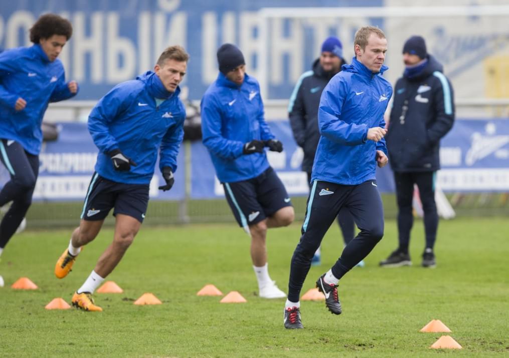 Открытая тренировка «Зенита» перед матчем со «Спартаком»