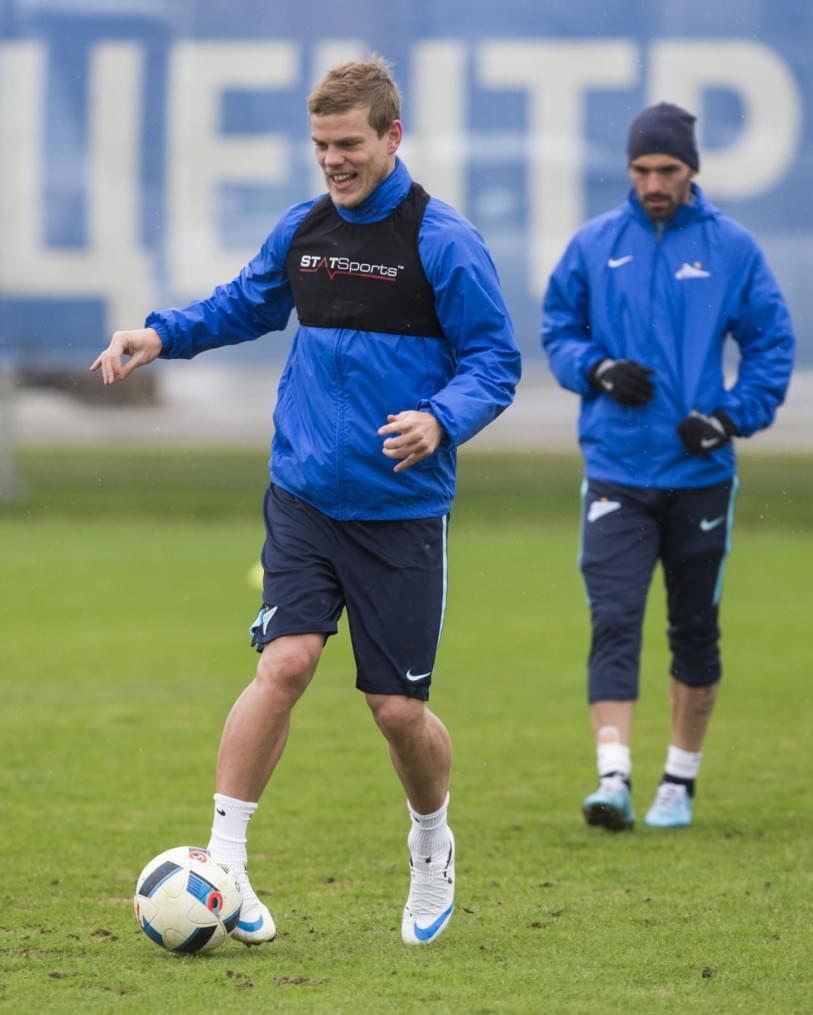 Открытая тренировка «Зенита» перед матчем со «Спартаком»