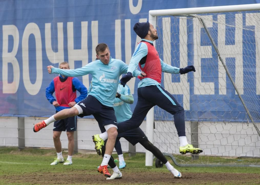 Открытая тренировка «Зенита» перед матчем со «Спартаком»