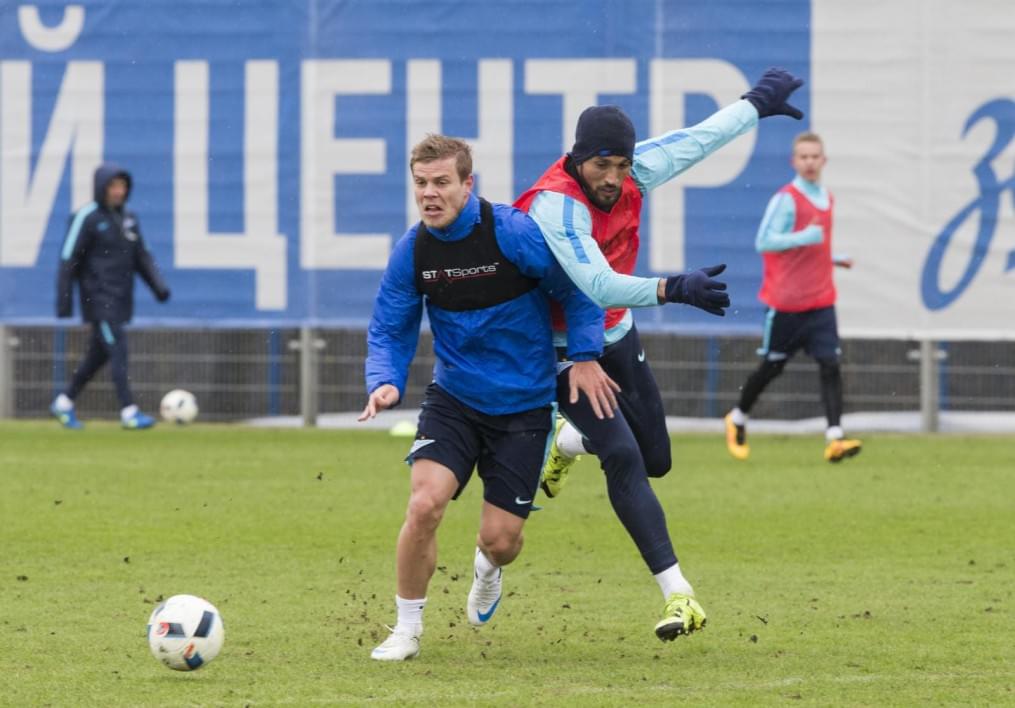 Открытая тренировка «Зенита» перед матчем со «Спартаком»