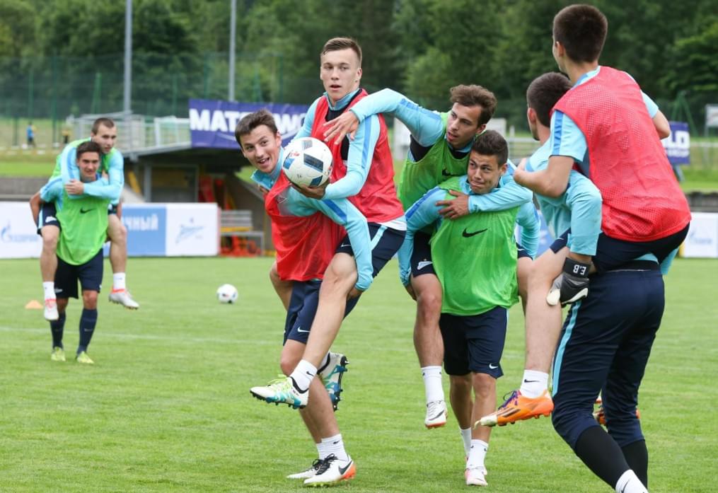 «Газпром»-тренировочные сборы в Австрии: вечерняя тренировка 21 июня