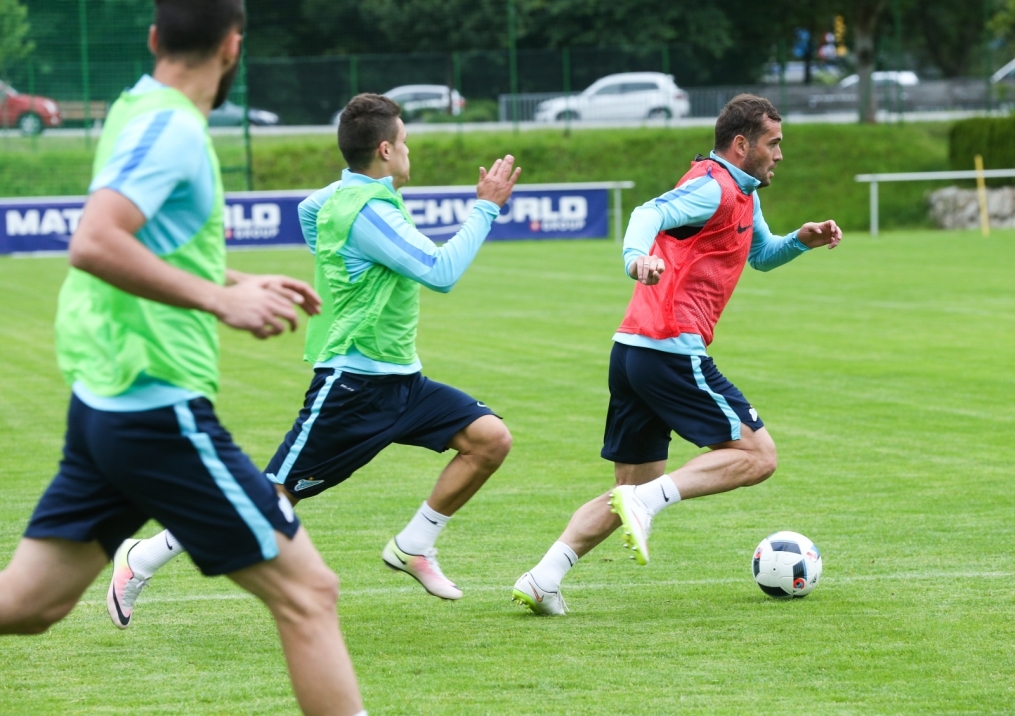 «Газпром»-тренировочные сборы в Австрии: вечерняя тренировка 21 июня