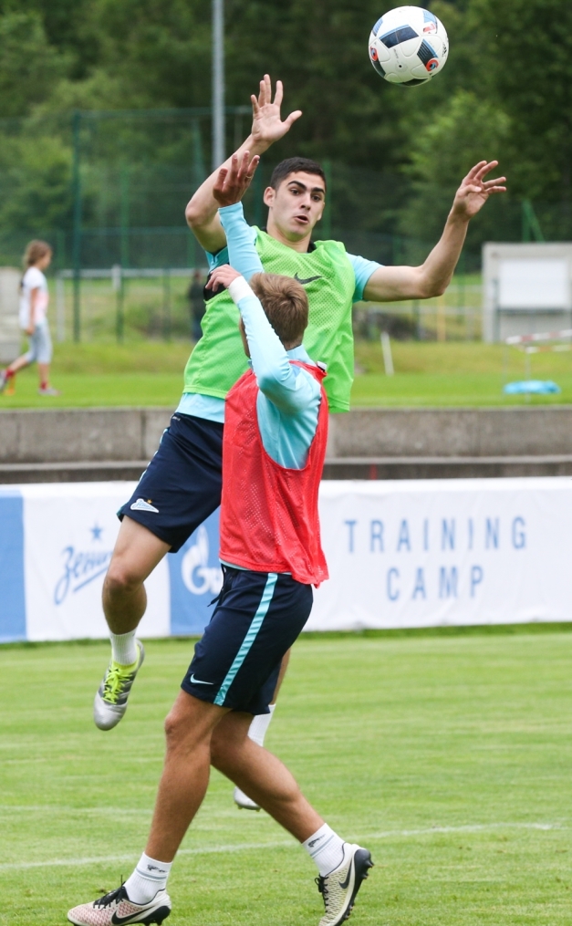 «Газпром»-тренировочные сборы в Австрии: вечерняя тренировка 21 июня