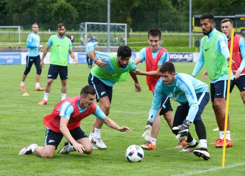 «Газпром»-тренировочные сборы в Австрии: вечерняя тренировка 21 июня