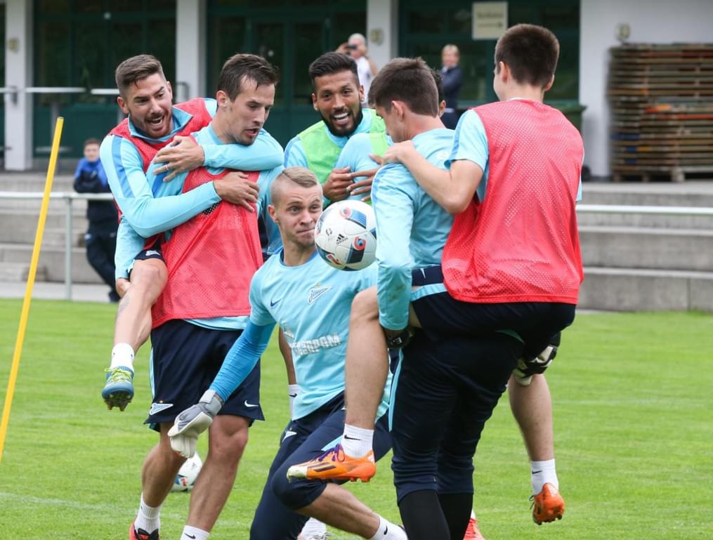 «Газпром»-тренировочные сборы в Австрии: вечерняя тренировка 21 июня