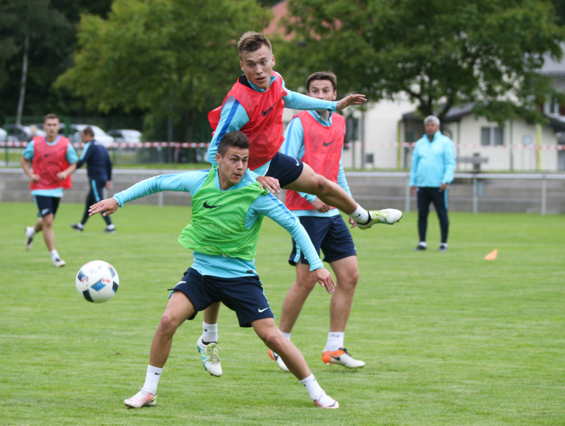 «Газпром»-тренировочные сборы в Австрии: вечерняя тренировка 21 июня