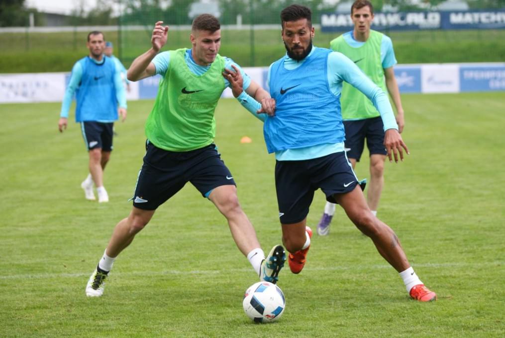 «Газпром»-тренировочные сборы в Австрии: вечерняя тренировка 21 июня