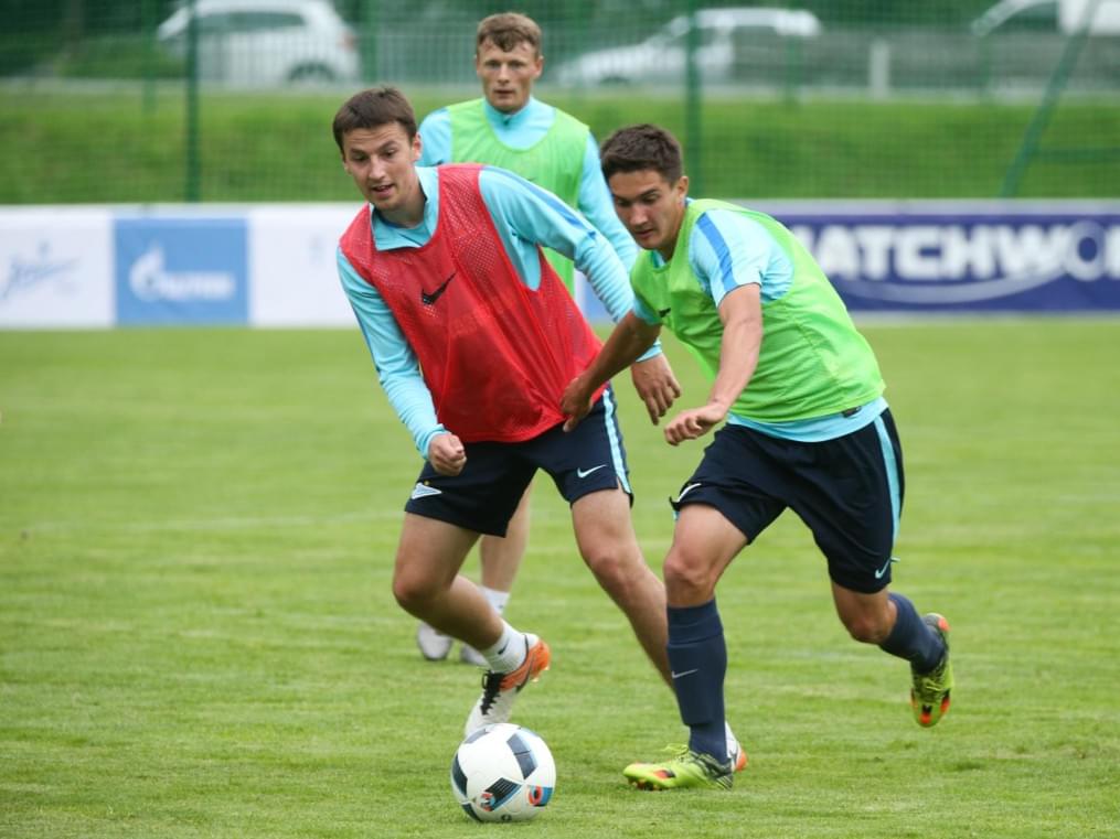 «Газпром»-тренировочные сборы в Австрии: вечерняя тренировка 21 июня