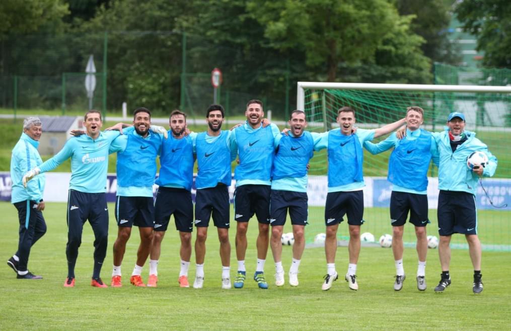 «Газпром»-тренировочные сборы в Австрии: вечерняя тренировка 21 июня