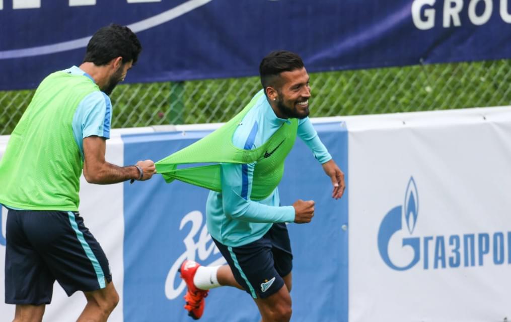 «Газпром»-тренировочные сборы в Австрии: вечерняя тренировка 21 июня