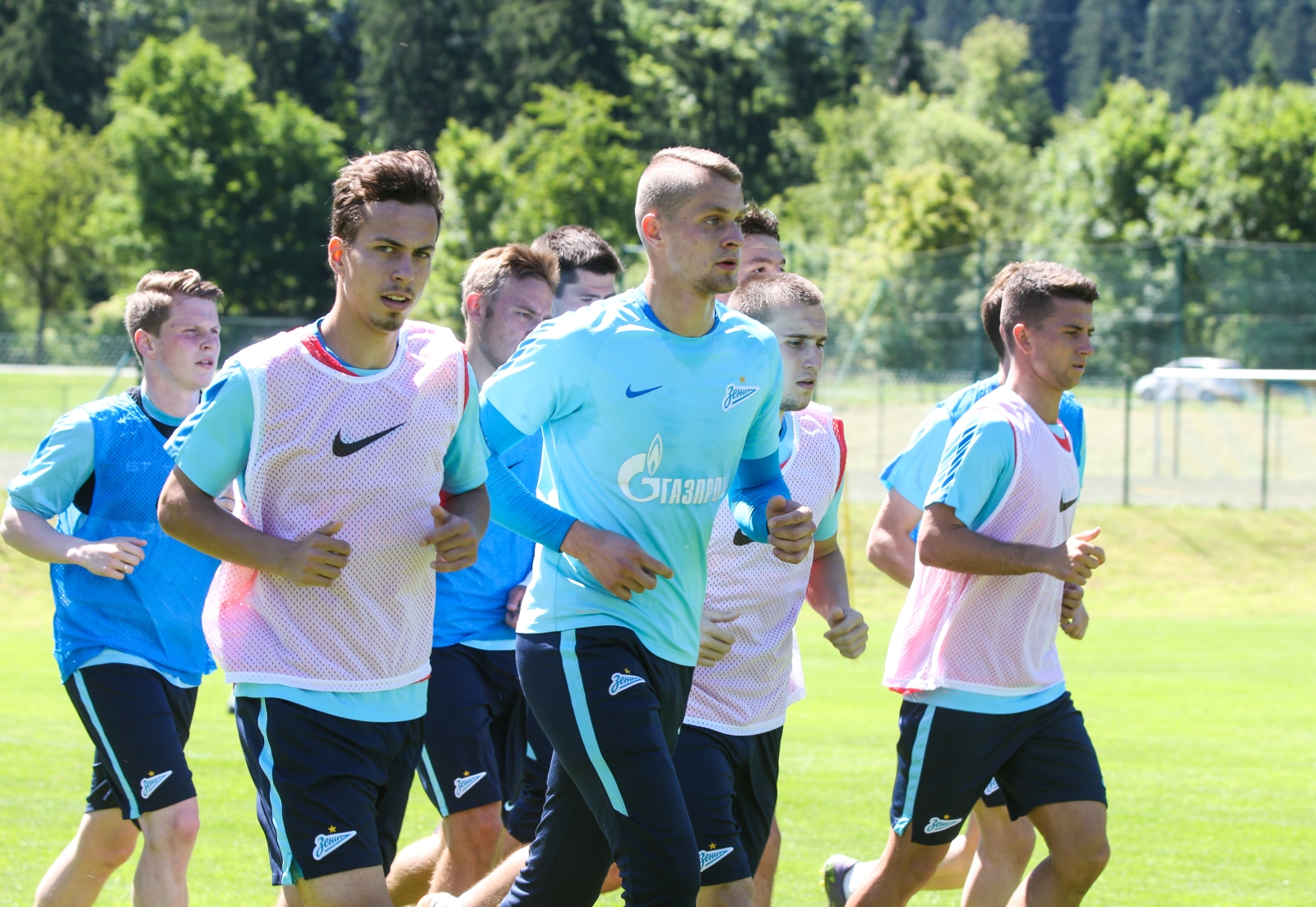 «Газпром»-тренировочные сборы в Австрии: тренировка 22 июня