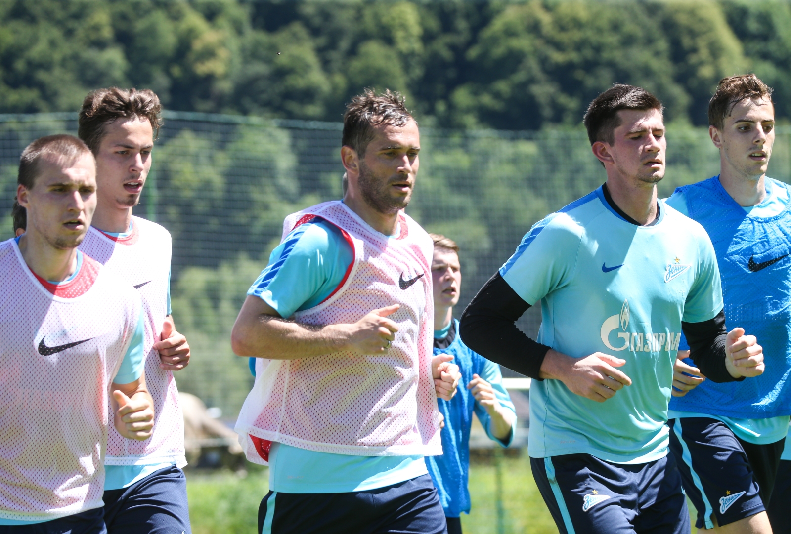 «Газпром»-тренировочные сборы в Австрии: тренировка 22 июня