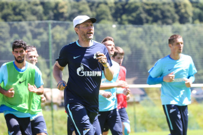 «Газпром»-тренировочные сборы в Австрии: тренировка 22 июня