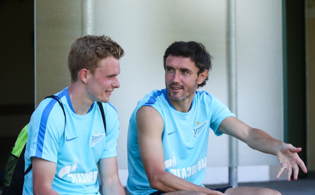 «Газпром»-тренировочные сборы в Австрии: вечерняя тренировка 22 июня