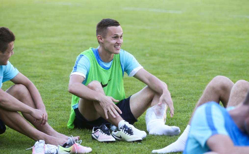 «Газпром»-тренировочные сборы в Австрии: вечерняя тренировка 22 июня