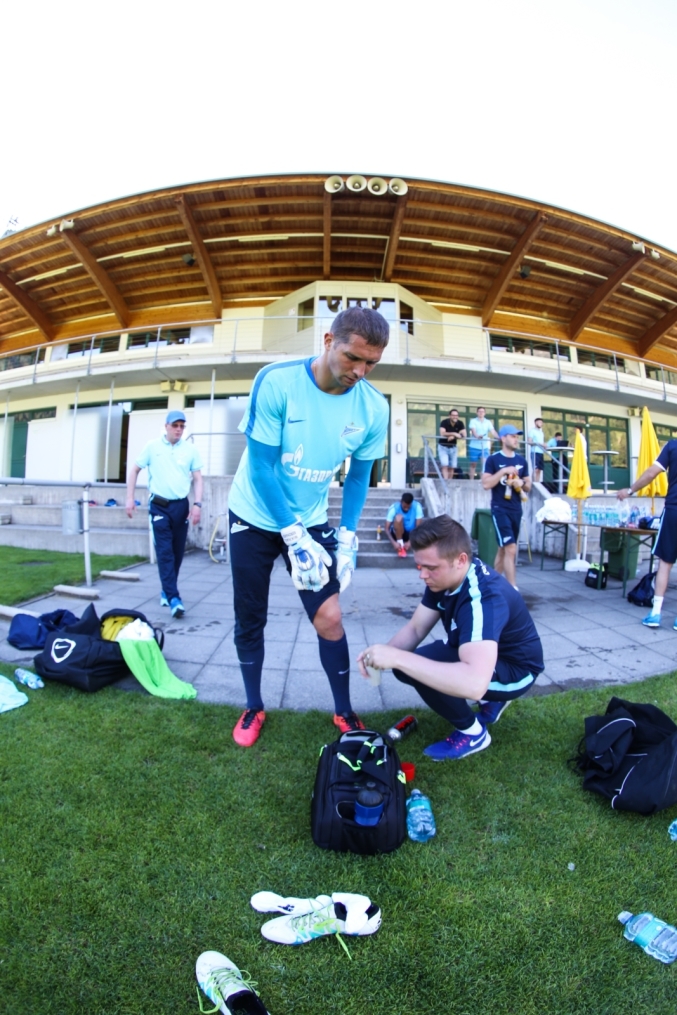 «Газпром»-тренировочные сборы в Австрии: вечерняя тренировка 22 июня