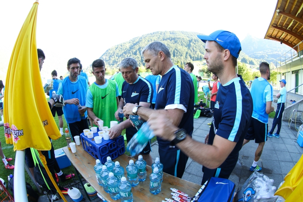 «Газпром»-тренировочные сборы в Австрии: вечерняя тренировка 22 июня