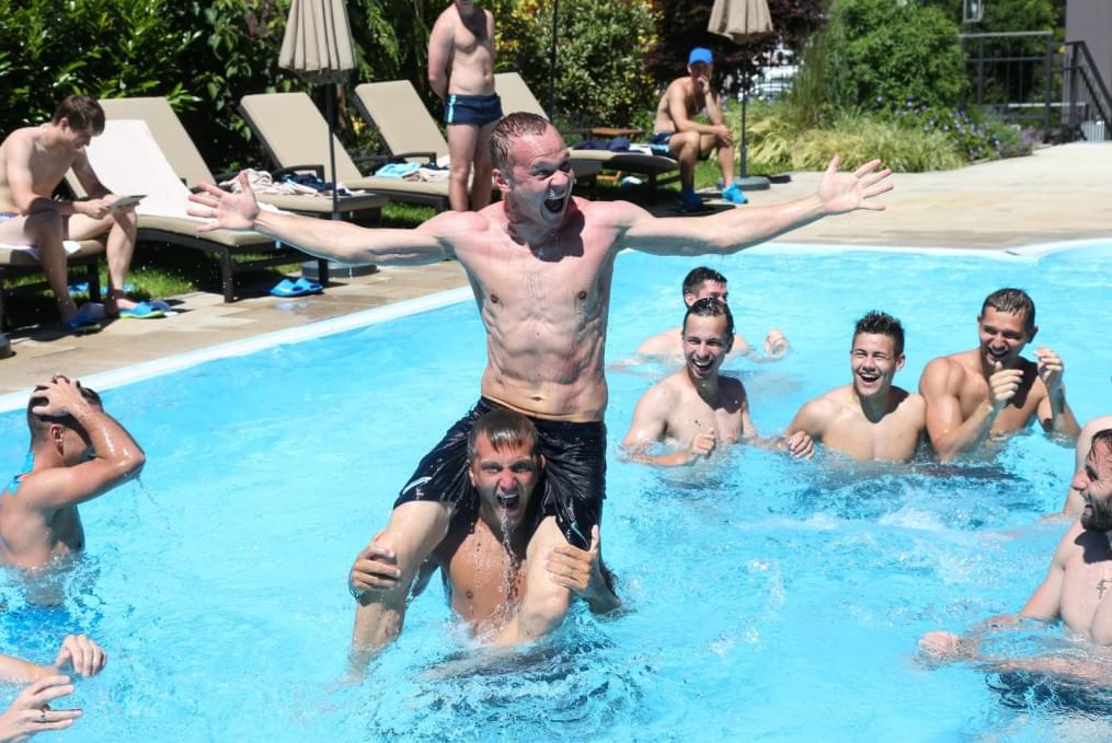 «Газпром»-тренировочные сборы в Австрии: тренировка 23 июня