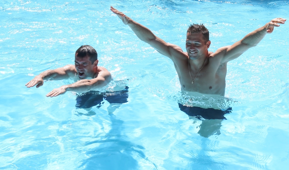 «Газпром»-тренировочные сборы в Австрии: тренировка 23 июня