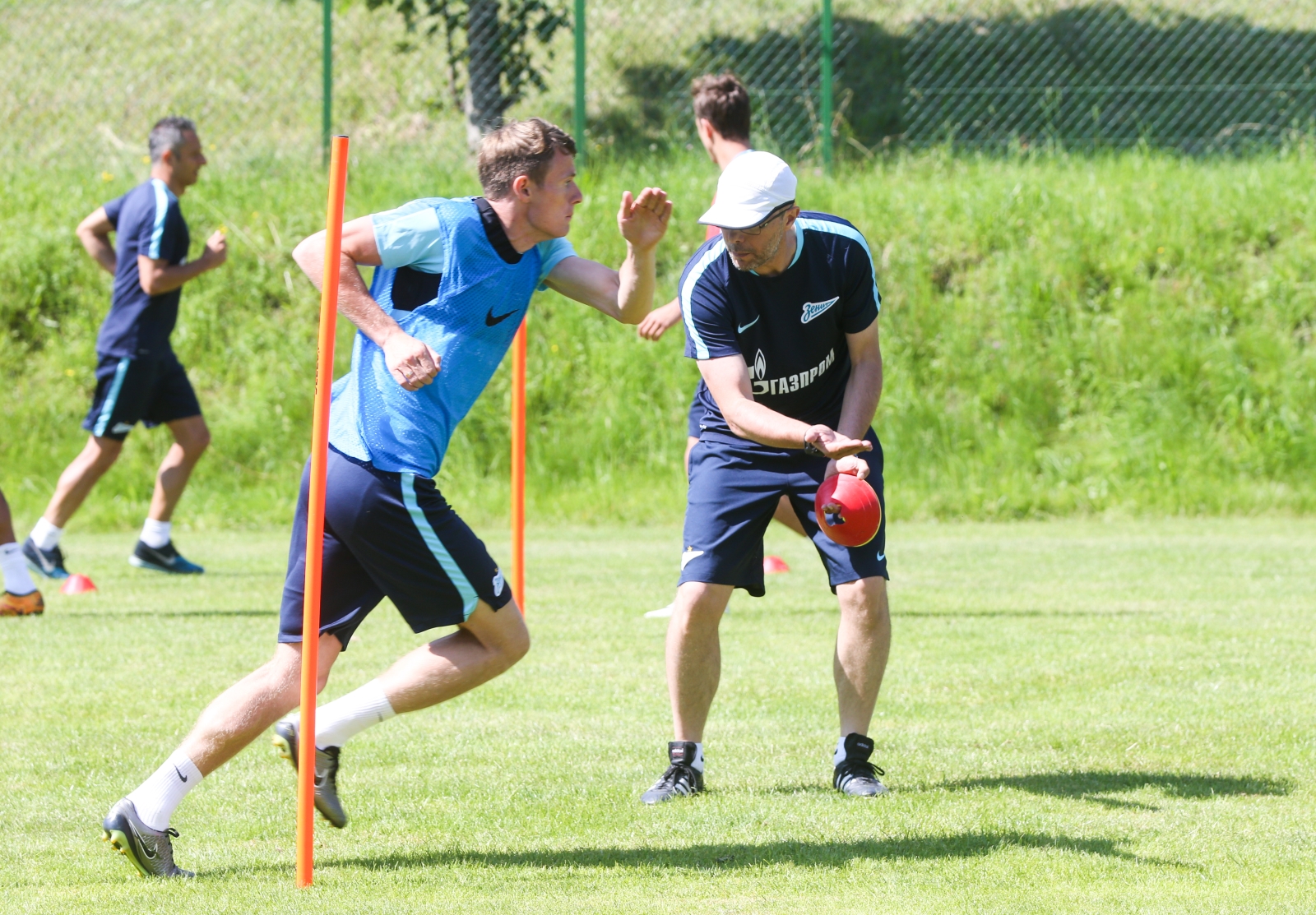«Газпром»-тренировочные сборы в Австрии: утренняя тренировка 25 июня