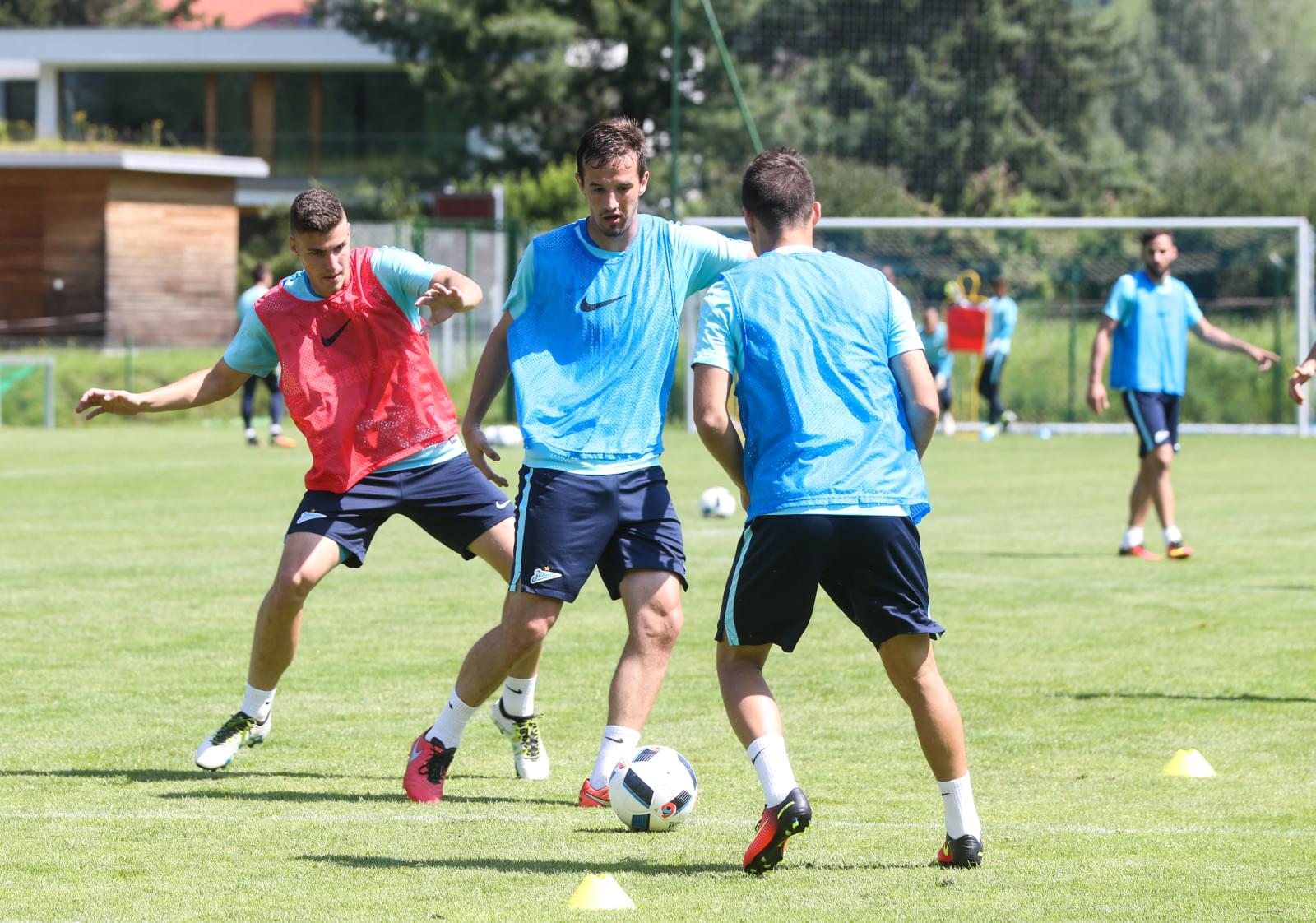 «Газпром»-тренировочные сборы в Австрии: утренняя тренировка 25 июня