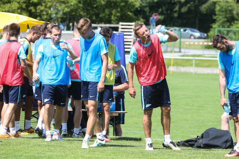 «Газпром»-тренировочные сборы в Австрии: утренняя тренировка 25 июня