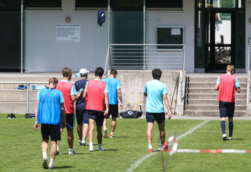 «Газпром»-тренировочные сборы в Австрии: утренняя тренировка 25 июня