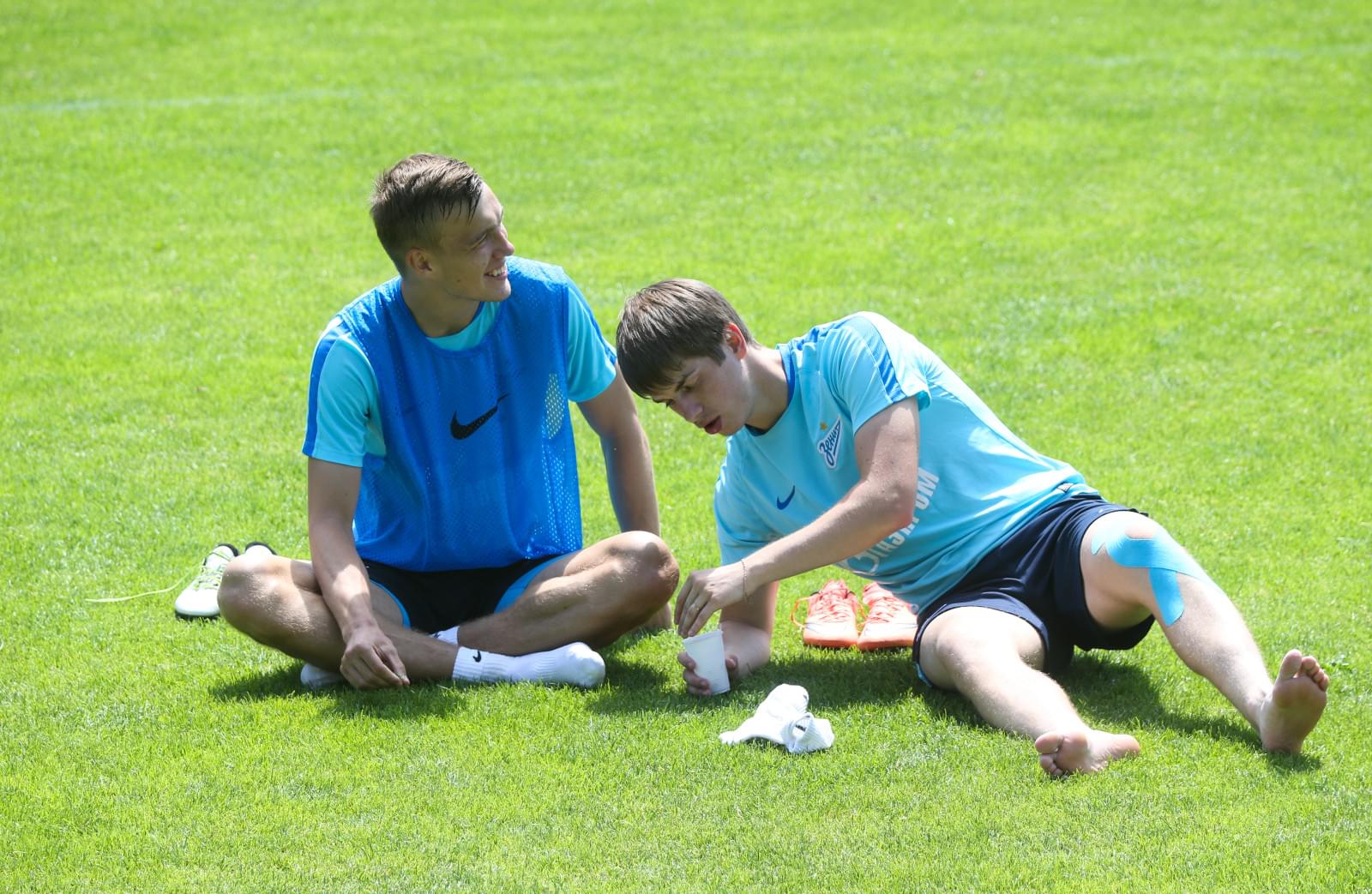 «Газпром»-тренировочные сборы в Австрии: утренняя тренировка 25 июня