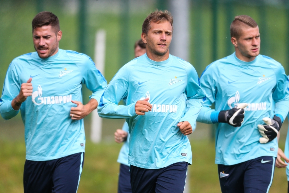 «Газпром»-тренировочные сборы в Австрии: вечерняя тренировка 25 июня