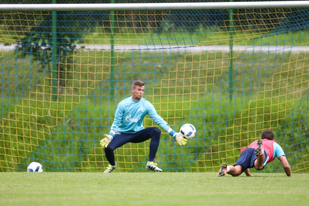 «Газпром»-тренировочные сборы в Австрии: вечерняя тренировка 25 июня