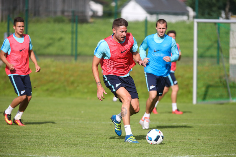 «Газпром»-тренировочные сборы в Австрии: вечерняя тренировка 25 июня