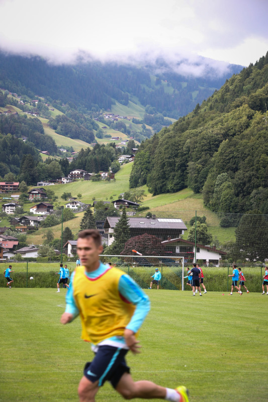 «Газпром»-тренировочные сборы в Австрии: вечерняя тренировка 25 июня