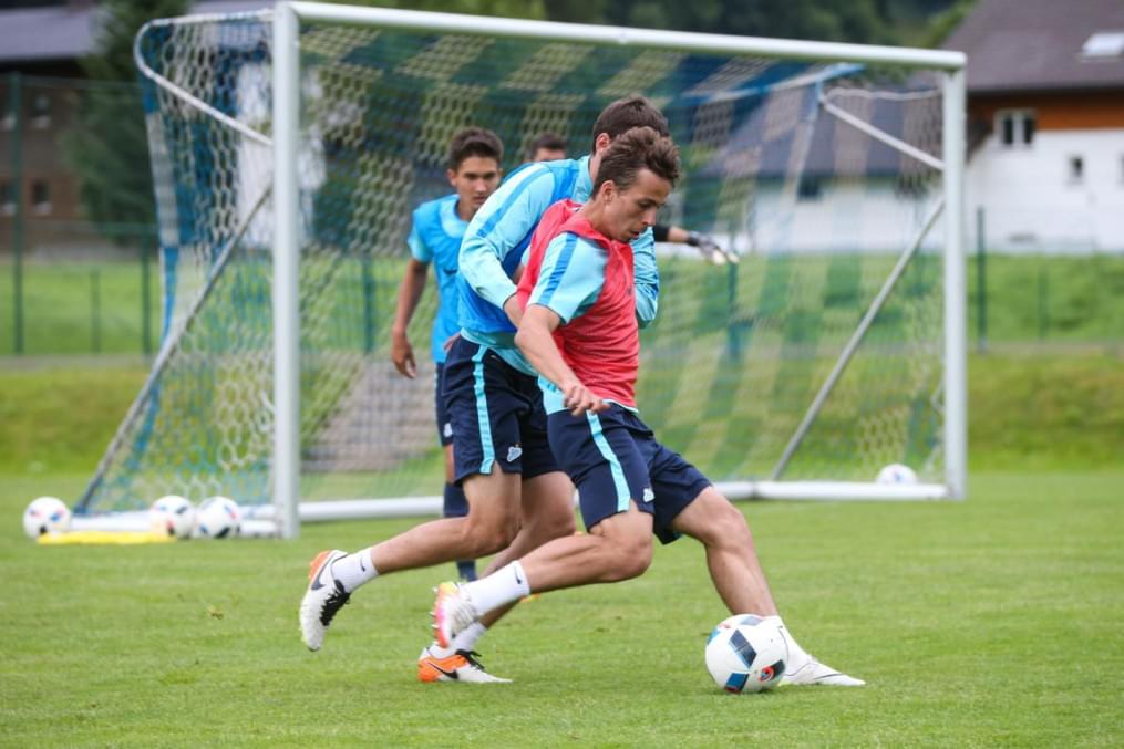 «Газпром»-тренировочные сборы в Австрии: вечерняя тренировка 25 июня