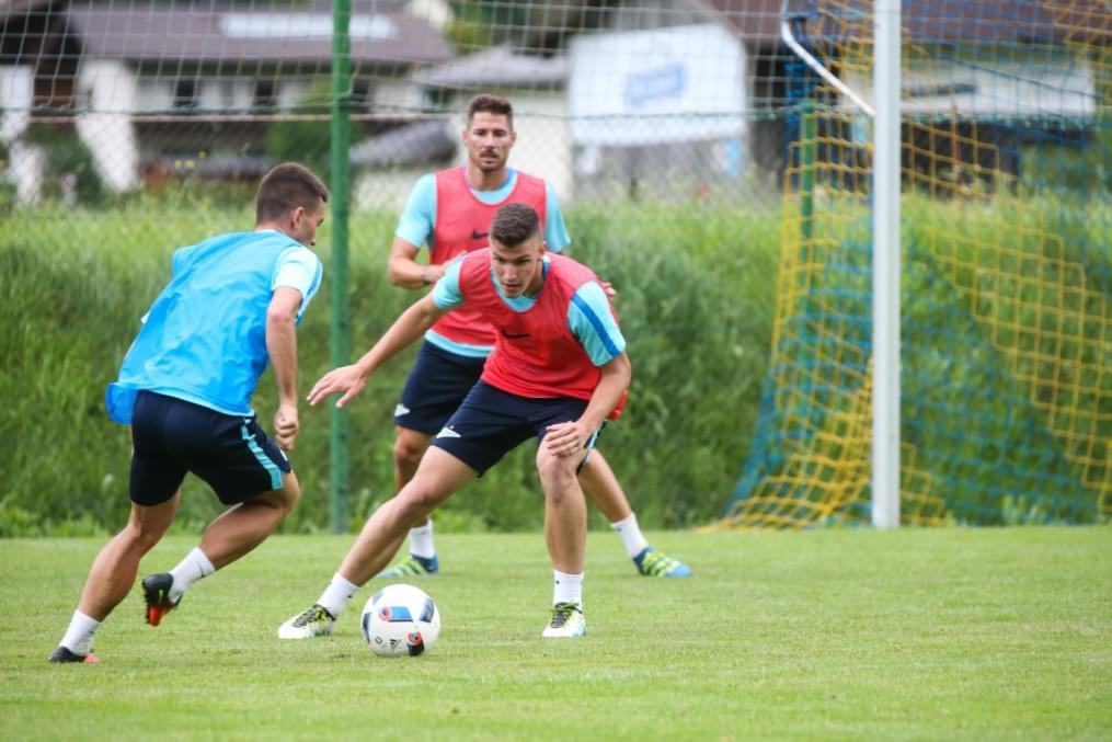 «Газпром»-тренировочные сборы в Австрии: вечерняя тренировка 25 июня