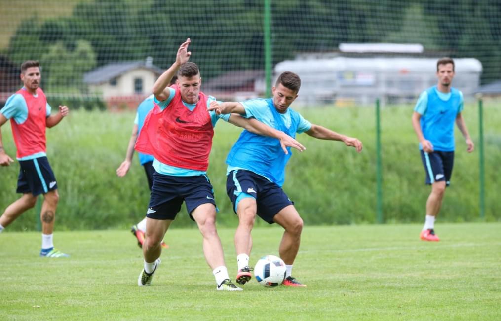 «Газпром»-тренировочные сборы в Австрии: вечерняя тренировка 25 июня