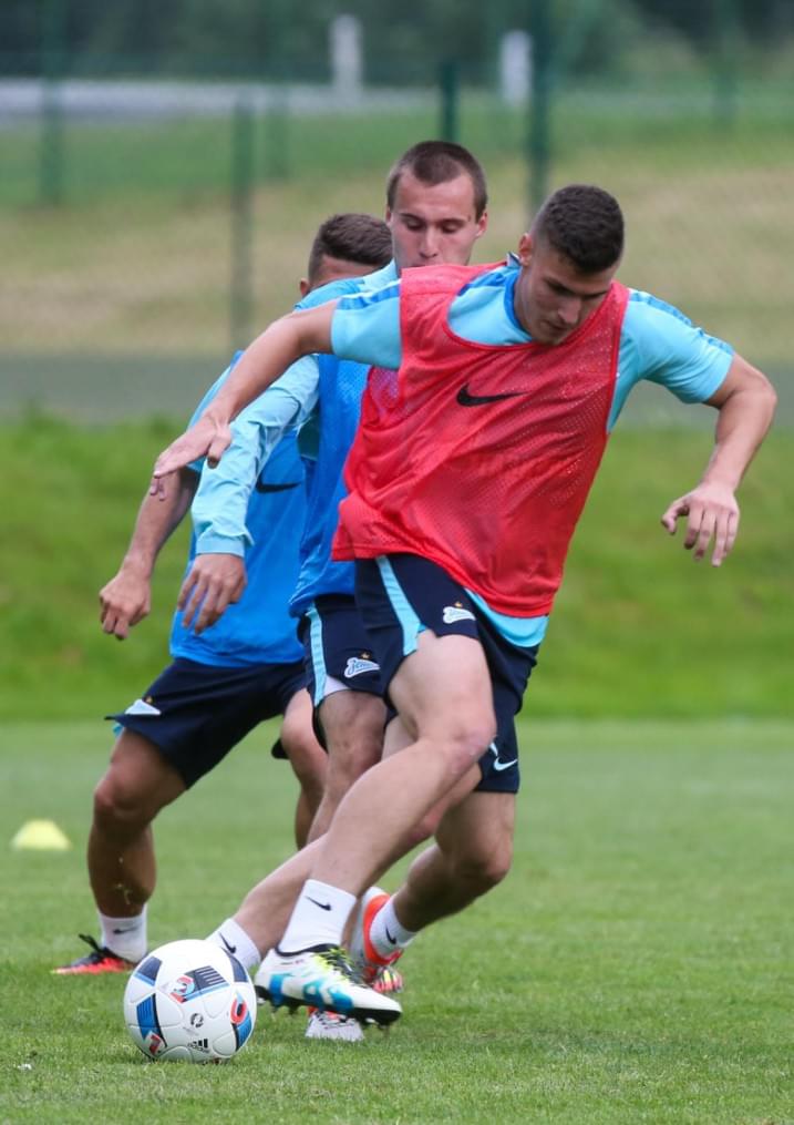 «Газпром»-тренировочные сборы в Австрии: вечерняя тренировка 25 июня