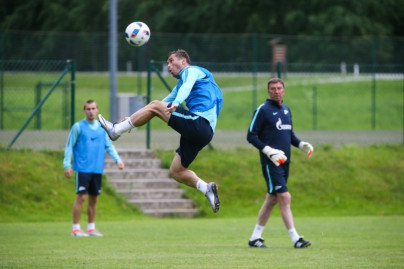 «Газпром»-тренировочные сборы в Австрии: вечерняя тренировка 25 июня