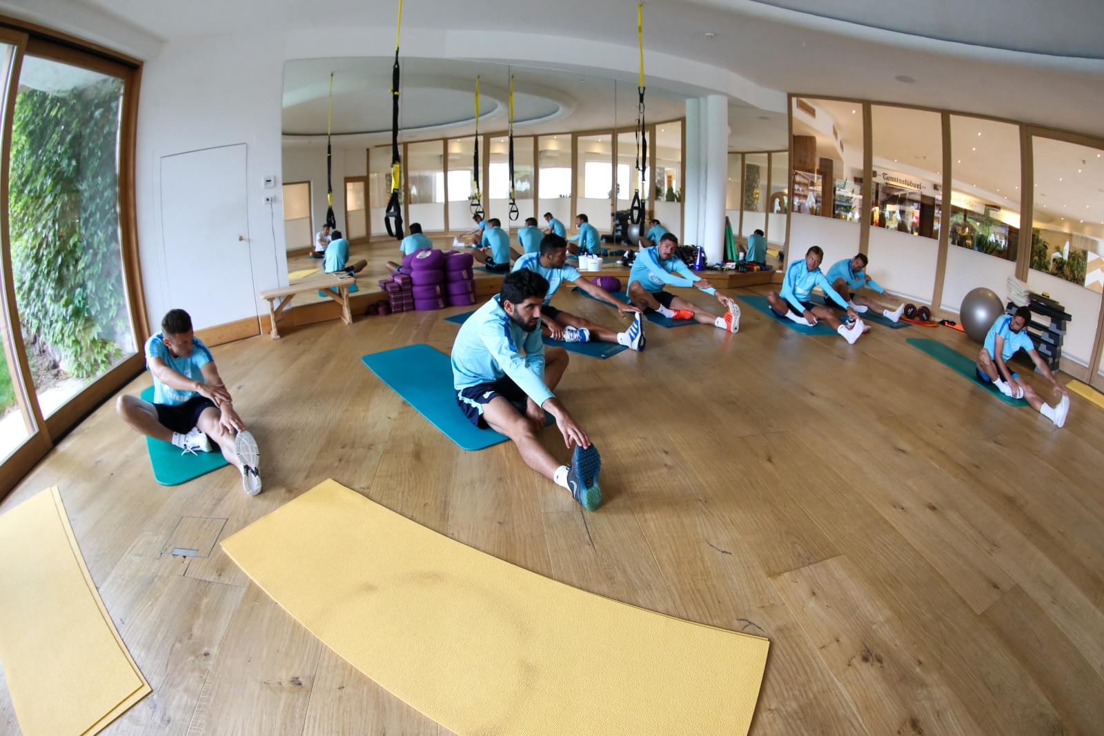 «Газпром»-тренировочные сборы в Австрии: утренняя тренировка 27 июня