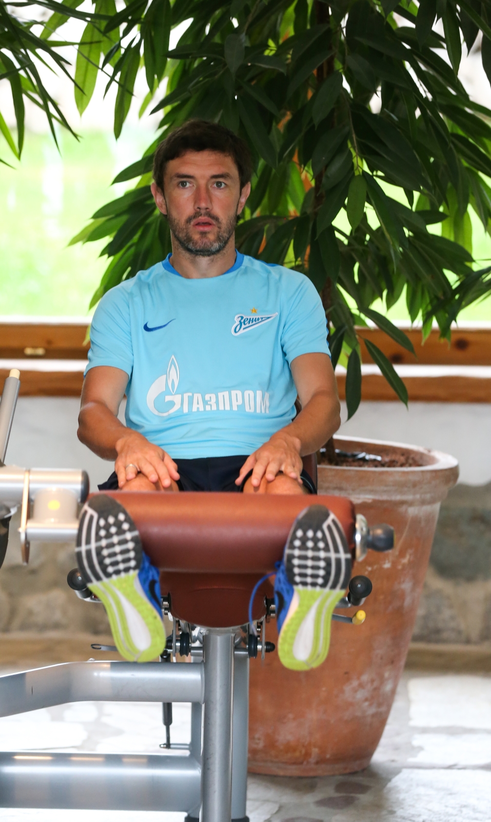 «Газпром»-тренировочные сборы в Австрии: утренняя тренировка 27 июня