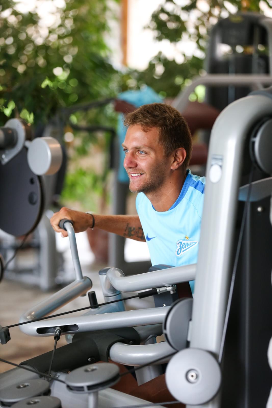 «Газпром»-тренировочные сборы в Австрии: утренняя тренировка 27 июня