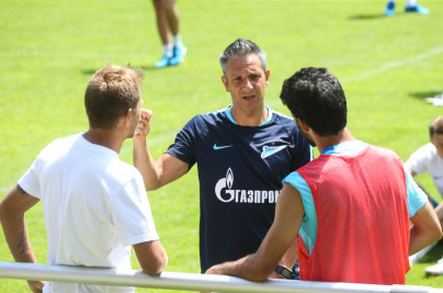 «Газпром»-тренировочные сборы в Австрии: утренняя тренировка 25 июня