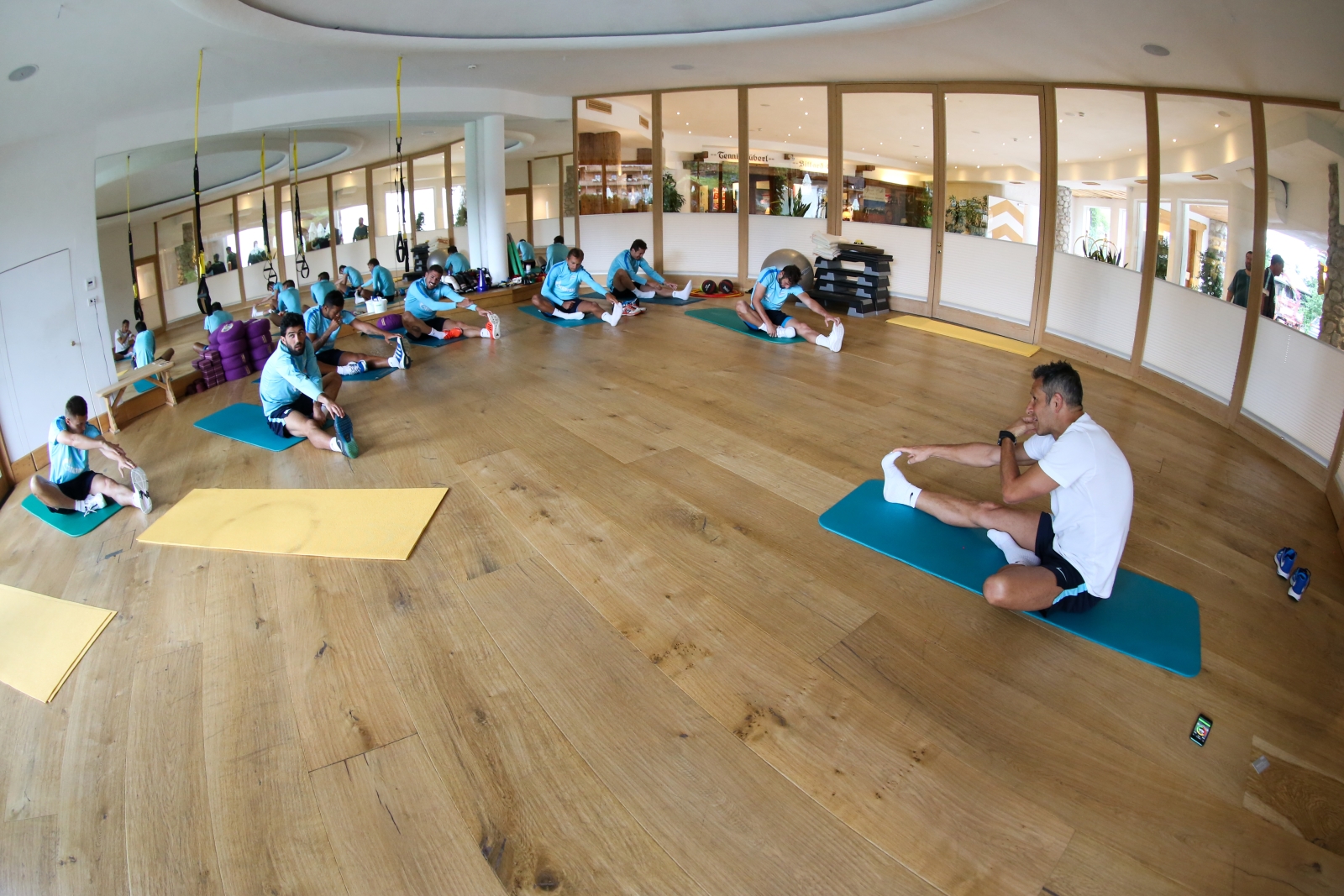 «Газпром»-тренировочные сборы в Австрии: утренняя тренировка 27 июня