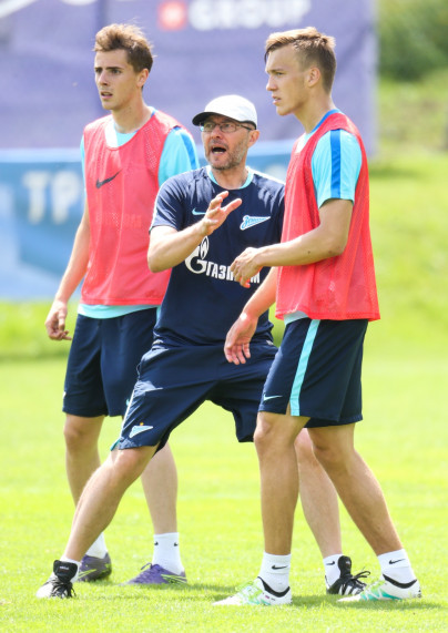 «Газпром»-тренировочные сборы в Австрии: утренняя тренировка 28 июня