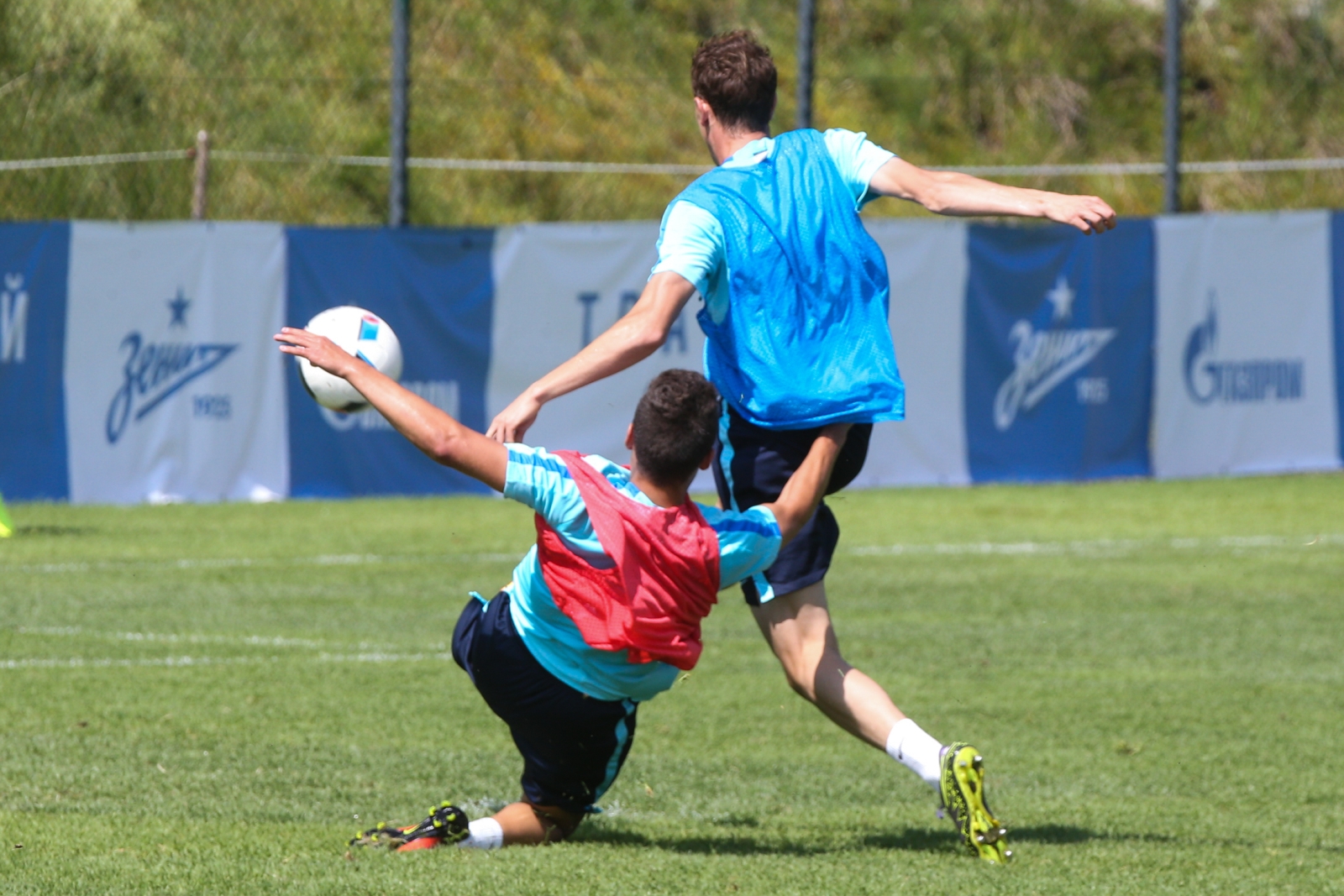 Газпром»-тренировочные сборы в Австрии: утренняя тренировка 2 июля