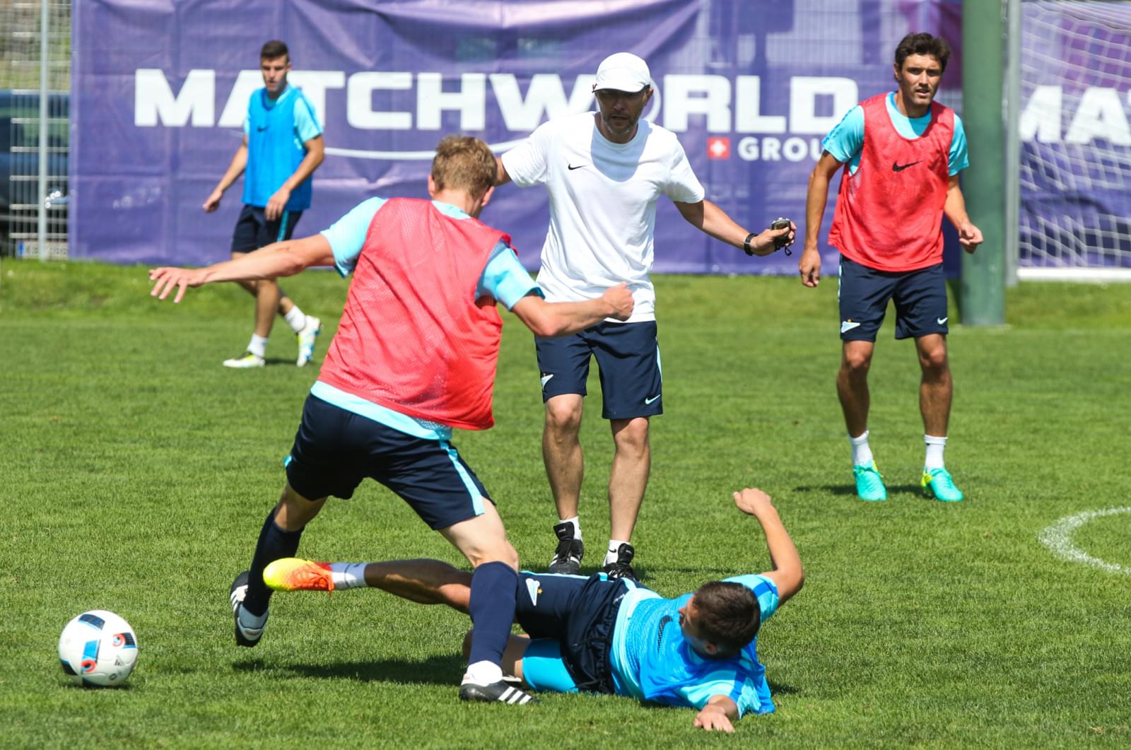 Газпром»-тренировочные сборы в Австрии: утренняя тренировка 2 июля