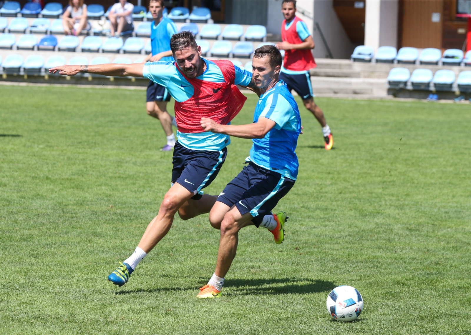 Газпром»-тренировочные сборы в Австрии: утренняя тренировка 2 июля